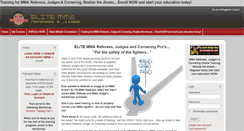 Desktop Screenshot of elitemmareferees.com